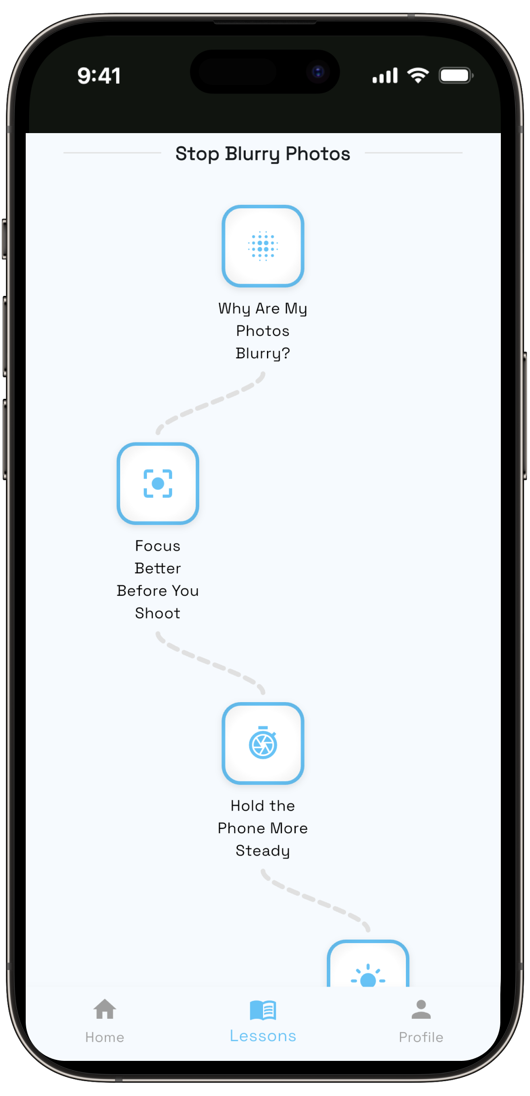 PhotoGuide Mobile lighting tips and camera settings